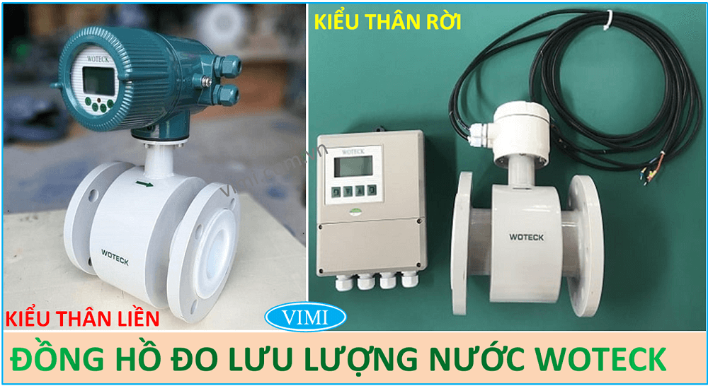 Đồng hồ đo lưu lượng nước điện tử Woteck