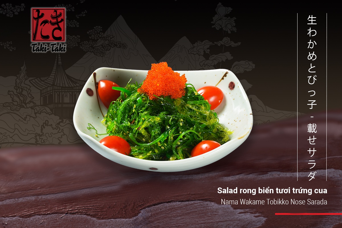 A06. Salát rong biển tươi Wakame salada